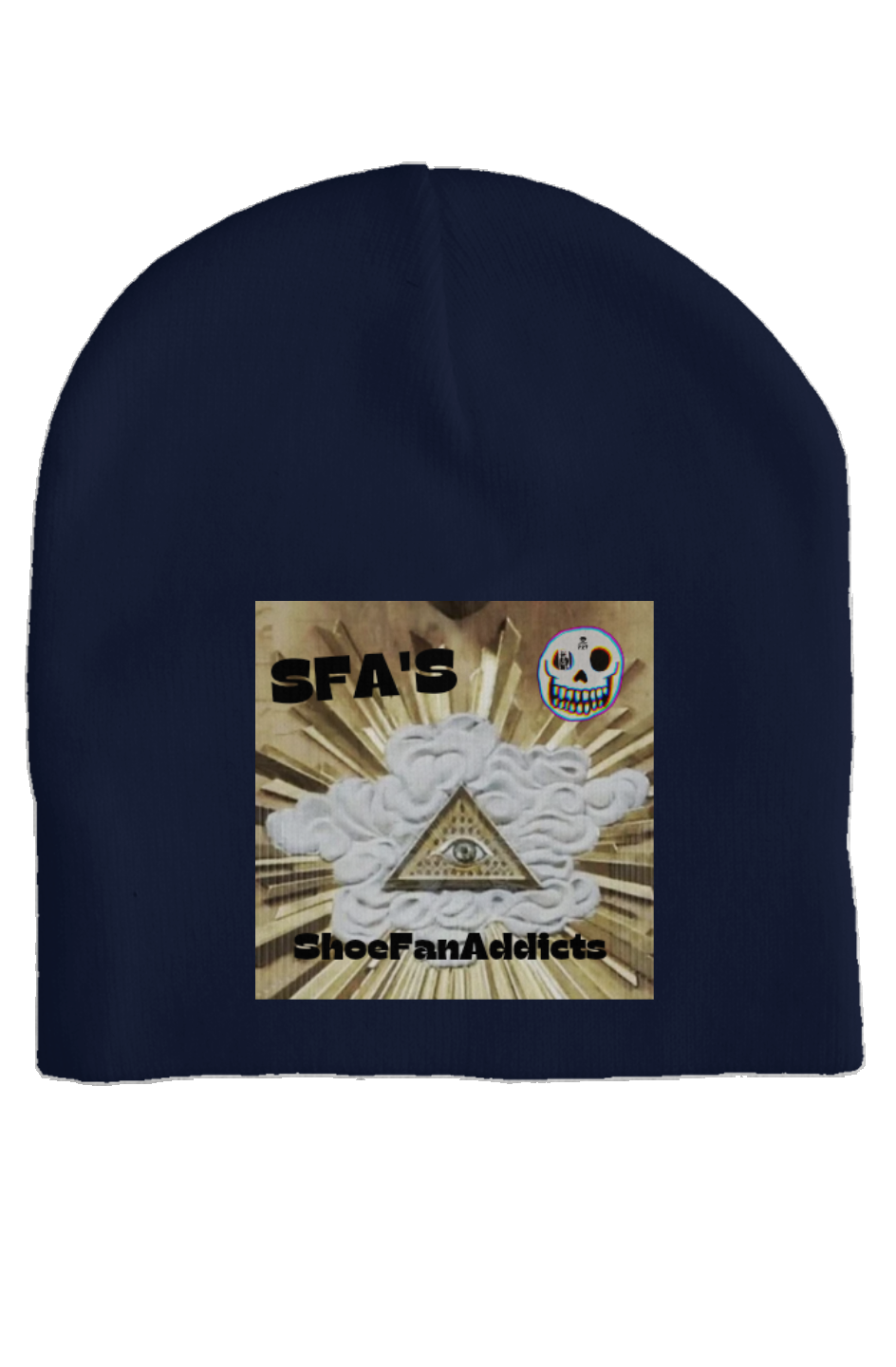 Navy skull cap wgr8 ?? ft logo