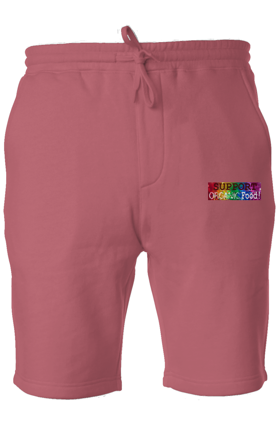 SFA'S Pigment Dyed maroon Fleece Shorts