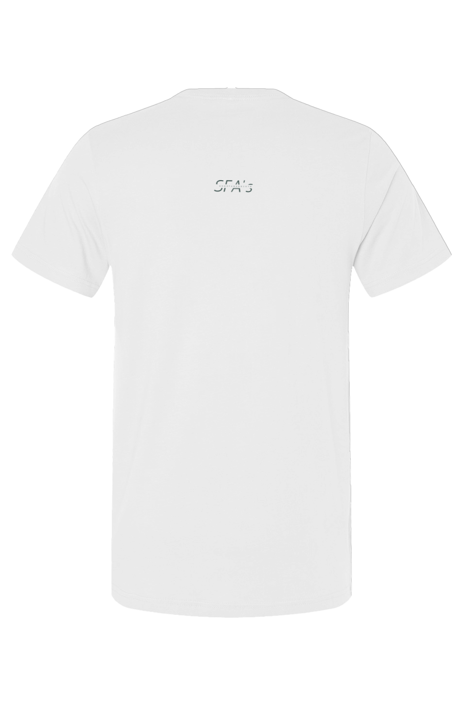 Wht SFA's T Shirt w logo on background of Fie! Pin