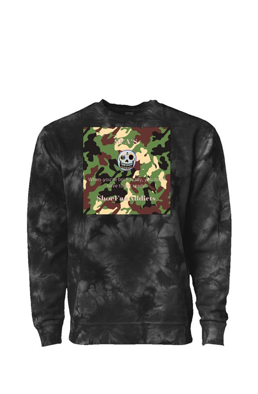 Crystal Tie Dye Crewneck