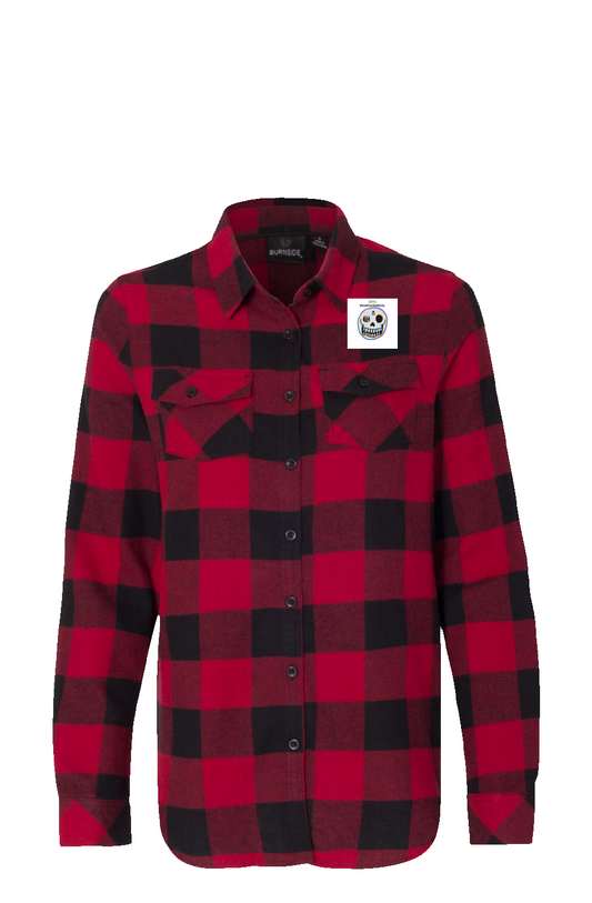 SFA'S Womens Long Sleeve Red Flannel w/ printed logo