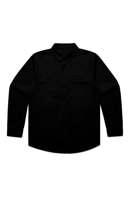 SFA's  blk MENS WORK SHIRT 