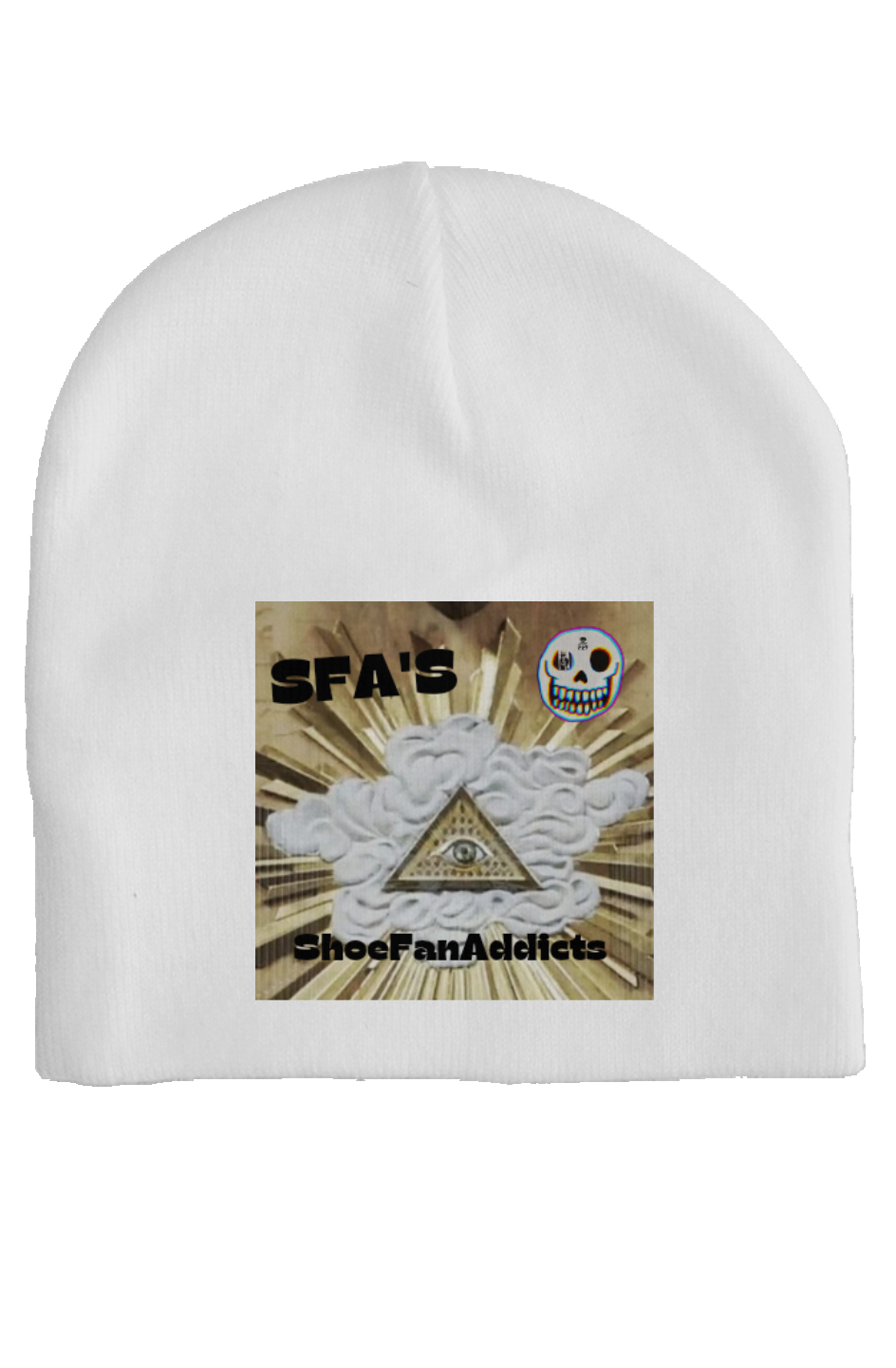 SFA'S wht skull cap fr gr8 ?? w/ logo 