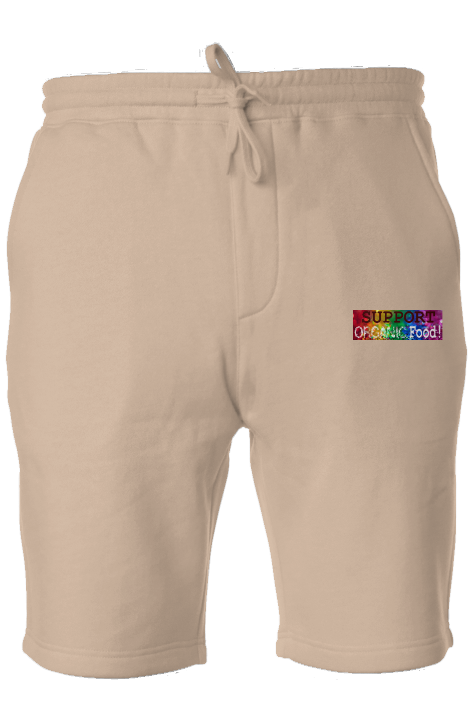 Pigment Dyed sand Fleece Shorts